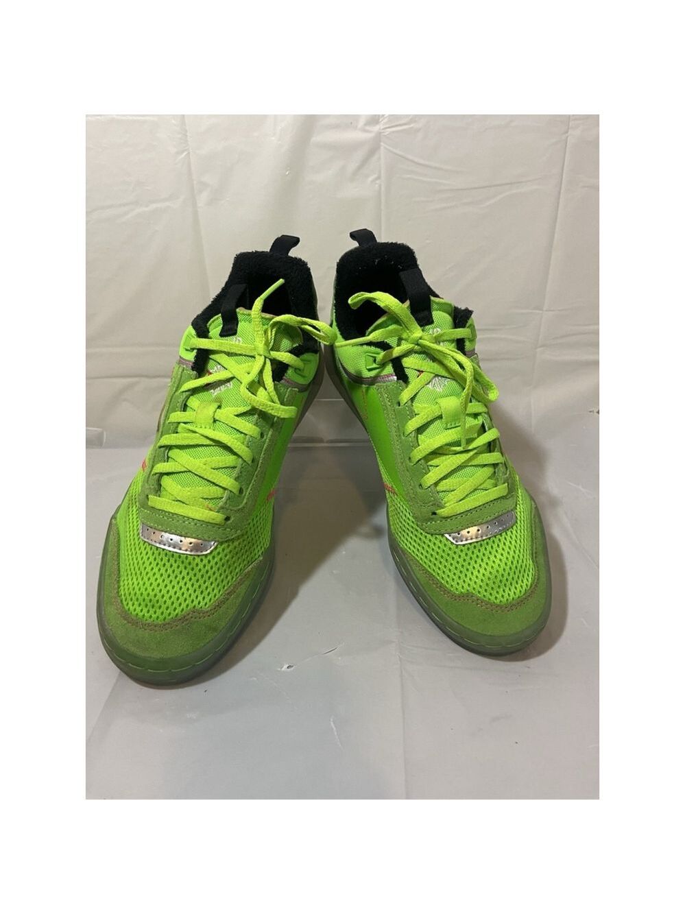 REEBOK X DANIEL MOON CLUB C LEGACY GY5329 SIZE 8.5 LEATHER GREEN NEON